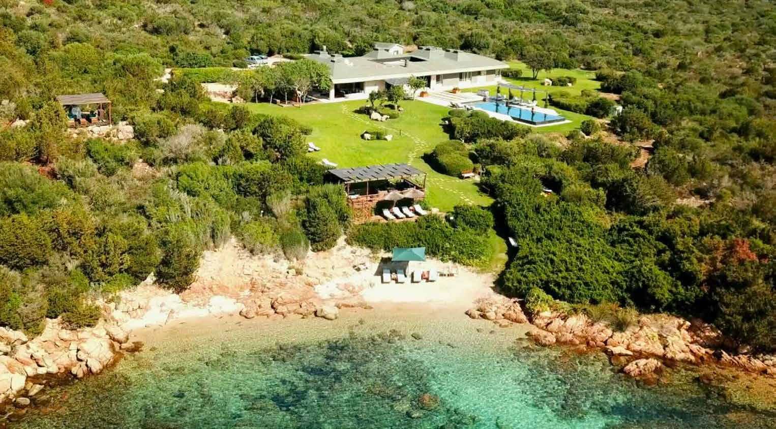 Seafront villa above a cove in Sardinia