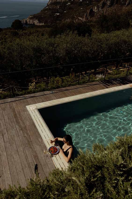 Pool seen from above