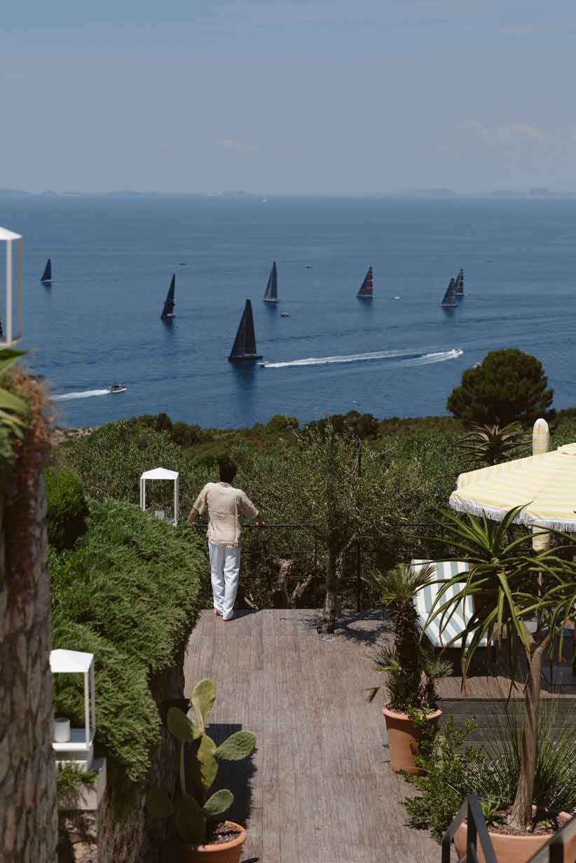 Garden path to the sea
