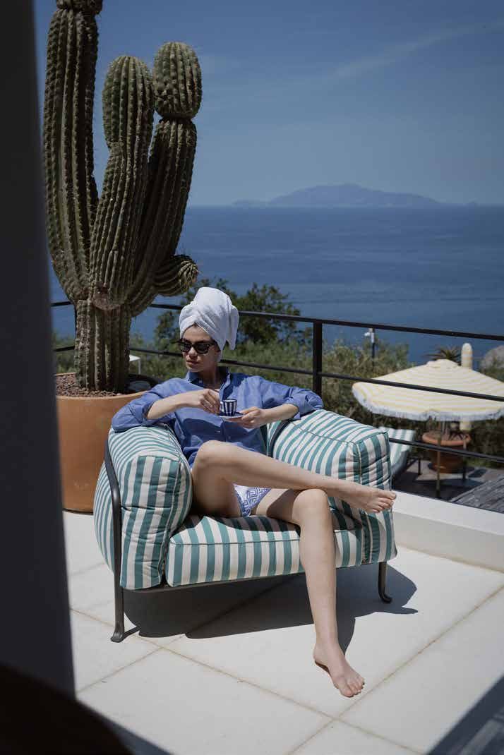 Guest beside a cactus